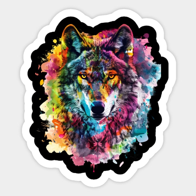 Wolf Mysterious Movements Sticker by Josephine7